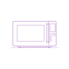 Fixtures Microwave Breville Quick Touch Microwave Sketch Style Svg Vector, Free Vectors File
